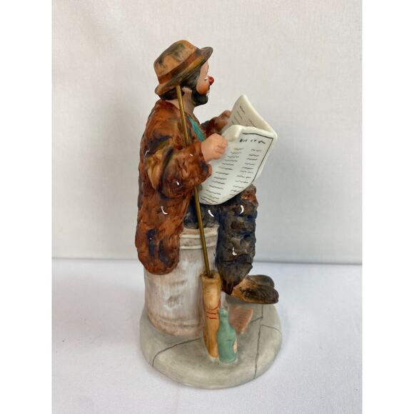 Limited Edition EMMETT KELLY "WALL STREET" CLOWN FIGURINE, CIRCUS COLLECTION - Picture 2 of 5